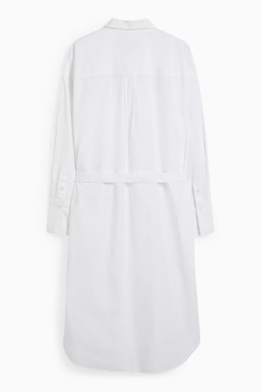 Femmes - Robe-chemise - blanc