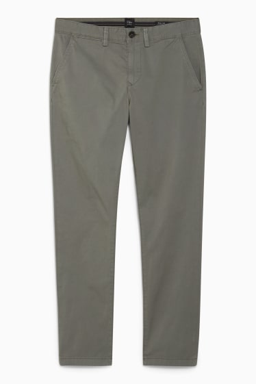 Uomo - Pantaloni chino - slim fit - Flex - LYCRA® - verde
