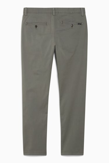 Uomo - Pantaloni chino - slim fit - Flex - LYCRA® - verde