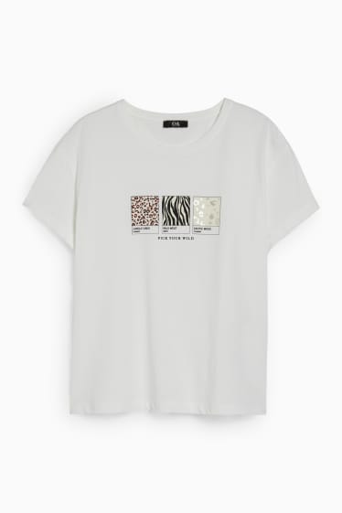 Damen - T-Shirt - weiß