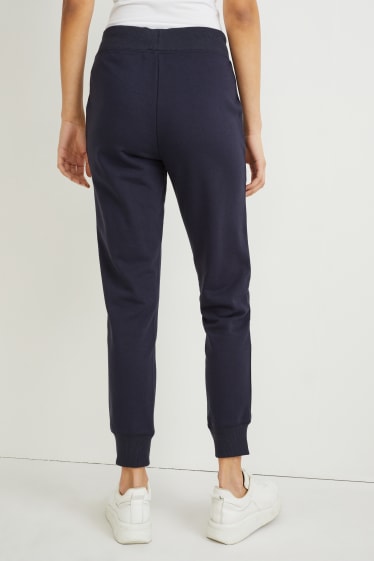 Femmes - Pantalon de jogging basique - bleu foncé