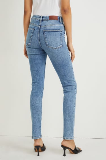 Femei - Slim jeans - talie înaltă - LYCRA® - denim-albastru deschis