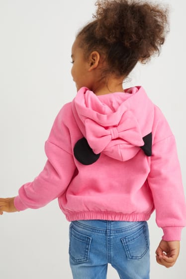 Enfants filles - Minnie Mouse - sweat à capuche - rose