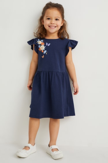 Kinder - Multipack 3er - Kleid - dunkelblau