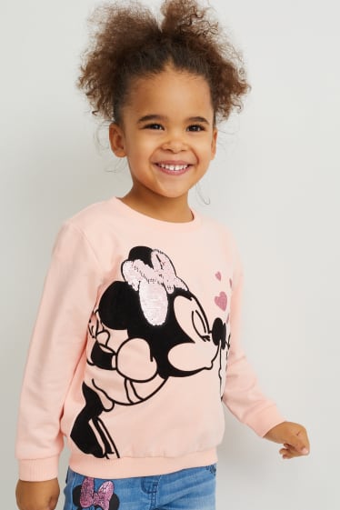 Enfants - Disney - sweat - rose