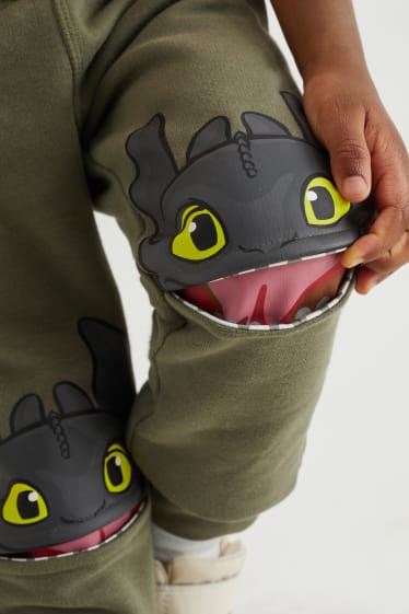 Niños - Cómo entrenar a tu dragón - pantalón de deporte - verde