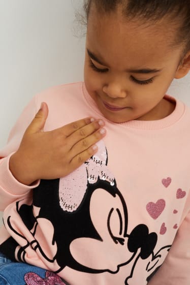 Enfants - Disney - sweat - rose