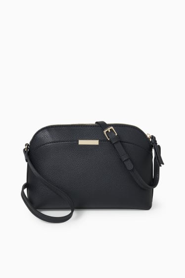 Mujer - Bolso bandolera - polipiel - negro