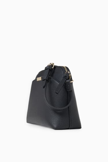 Donna - Borsa a tracolla - similpelle - nero