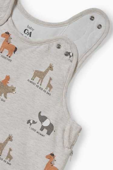 Unisex - Sac de dormir per a nadó - 18-36 mesos - beix clar