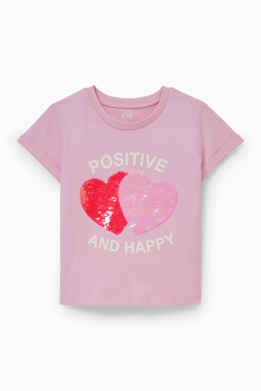 Kinder Mädchen - Kurzarmshirt - pink