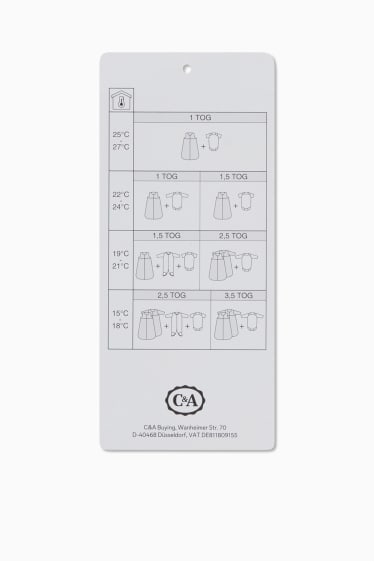 Unisex - Sac de dormir per a nadó - 18-36 mesos - beix clar