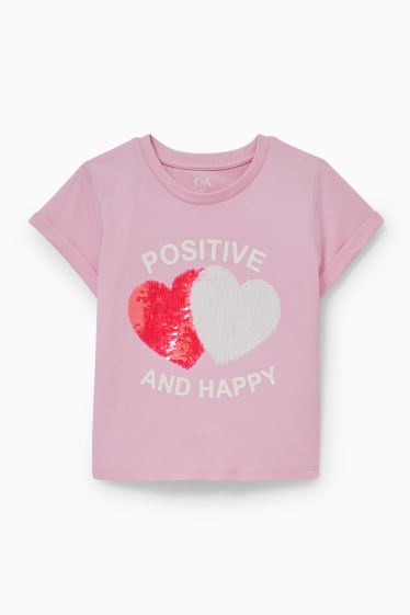 Kinder Mädchen - Kurzarmshirt - pink