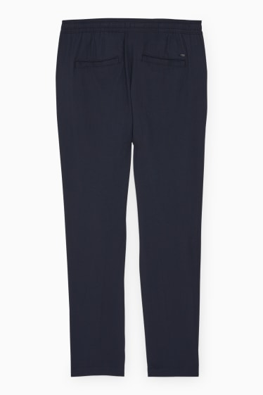 Home - Pantalons xinos - tapered fit - Flex - blau fosc