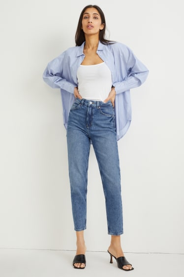 Donna - Mom jeans - vita alta - LYCRA® - jeans blu