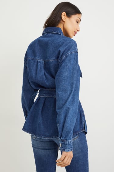 Damen - Jeansjacke - jeansblau