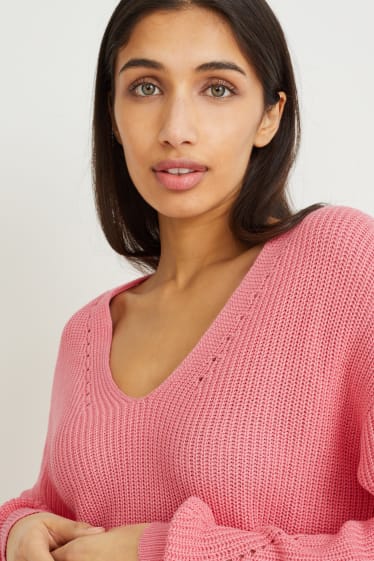 Damen - Pullover - pink