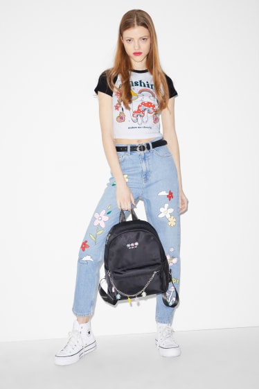 Dona - CLOCKHOUSE - samarreta crop - blanc