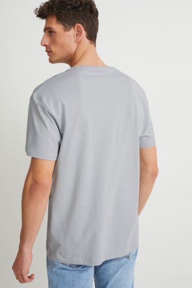 Men - T-shirt - light blue