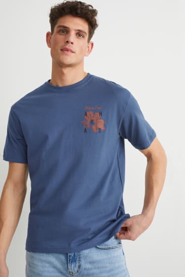 Hommes - T-shirt - bleu foncé