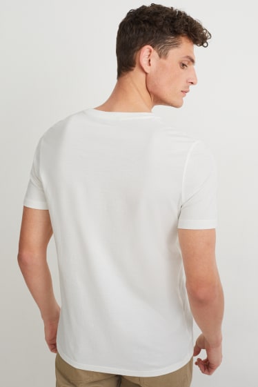 Heren - T-shirt - wit