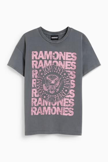 Teens & Twens - CLOCKHOUSE - T-Shirt - Ramones - grau