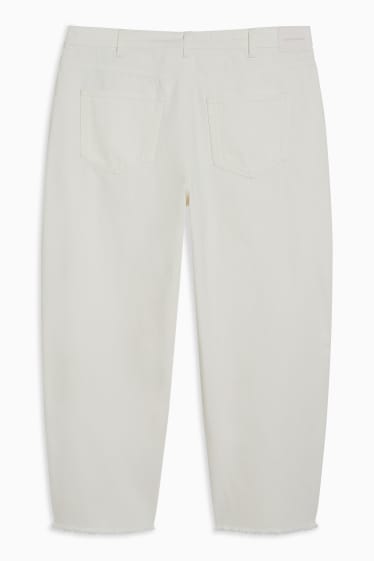 Damen - CLOCKHOUSE - Straight Jeans - High Waist - cremeweiss