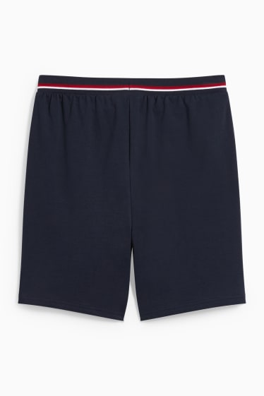 Men - Pyjama shorts - dark blue