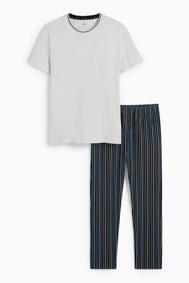 Home - Pijama - gris clar jaspiat