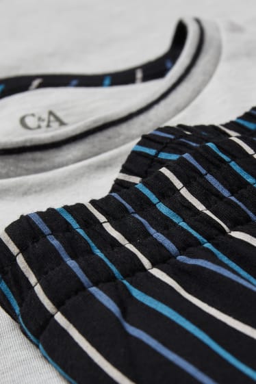 Home - Pijama - gris clar jaspiat