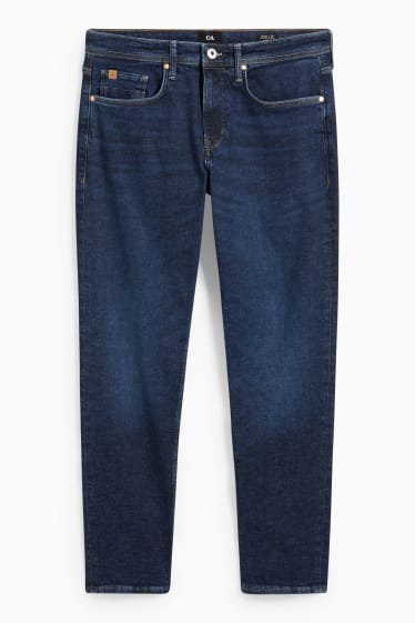 Hombre - Tapered jeans - con fibras de cáñamo - LYCRA® - vaqueros - azul oscuro