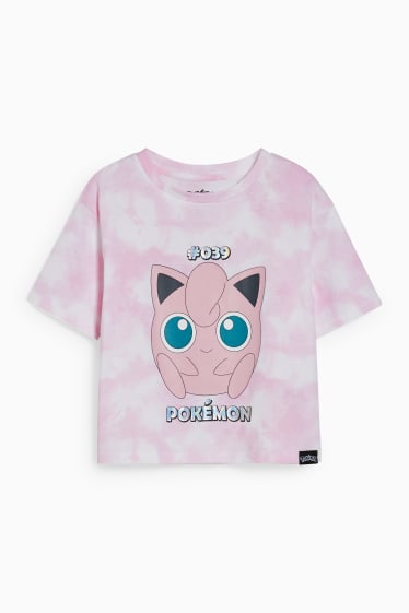 Enfants filles - Pokémon - haut à manches courtes - rose