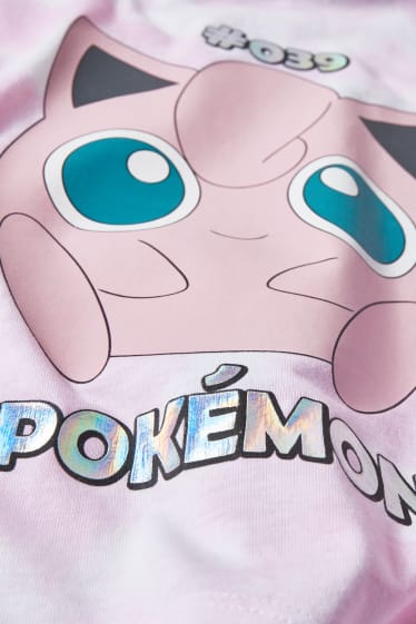 Enfants filles - Pokémon - haut à manches courtes - rose