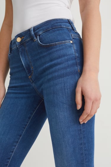 Damen - Slim Jeans - Mid Waist - LYCRA® - jeansblau