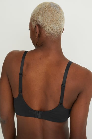 Femmes - Soutien-gorge d’allaitement sans armatures - ampliforme - noir