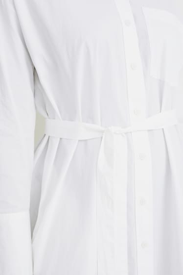 Femmes - Robe-chemise - blanc