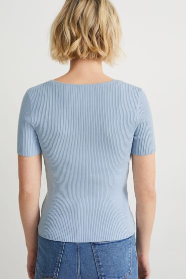 Femmes - Pullover - bleu clair