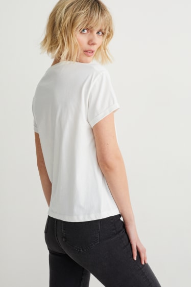 Damen - T-Shirt - weiß