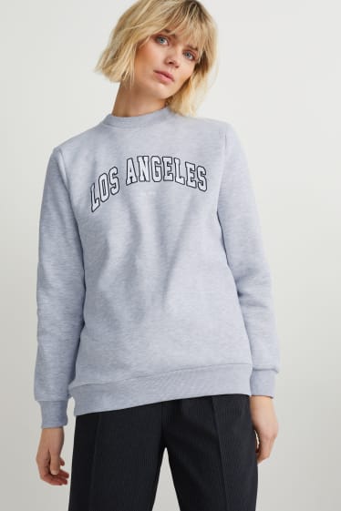 Femmes - Sweat - gris clair chiné