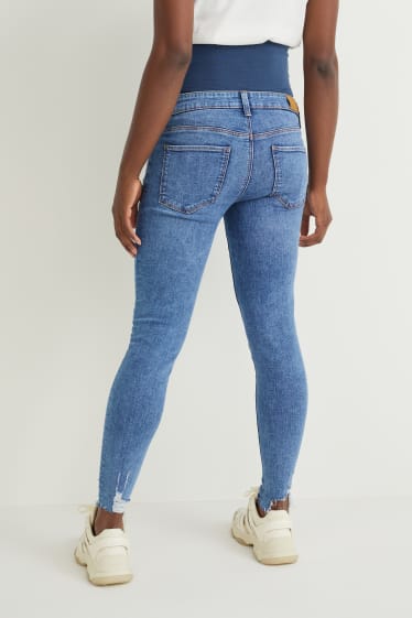 Dames - Zwangerschapsjeans - skinny jeans - LYCRA® - jeansblauw