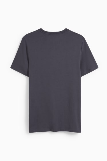 Uomo - T-shirt - cotone Pima - antracite