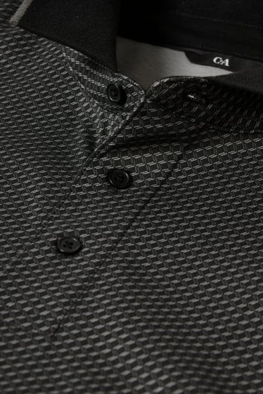 Herren - Poloshirt - dunkelgrau