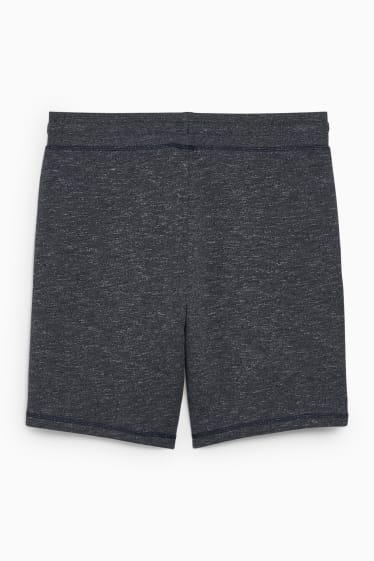 Uomo - Shorts in felpa - grigio melange