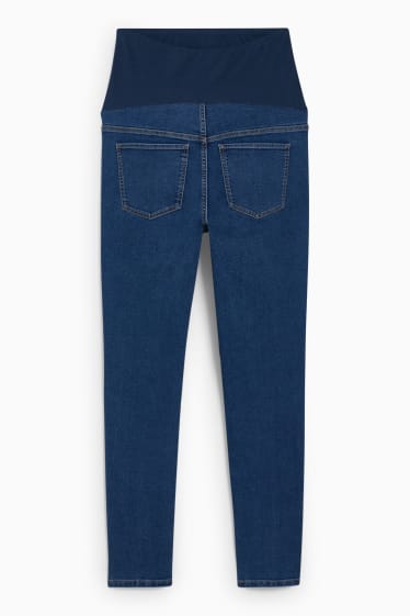 Dames - Zwangerschapsjeans - jegging jeans - jeansblauw