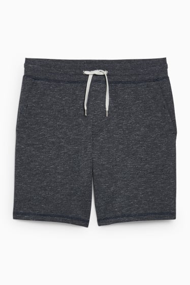 Heren - Sweatshorts - grijs-mix