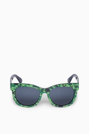 Kinder Jungen - Minecraft - Sonnenbrille - grün