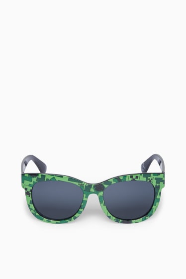 Enfants - Minecraft - lunettes de soleil - vert