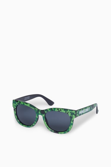 Enfants - Minecraft - lunettes de soleil - vert