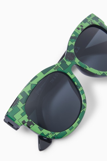 Kinder Jungen - Minecraft - Sonnenbrille - grün
