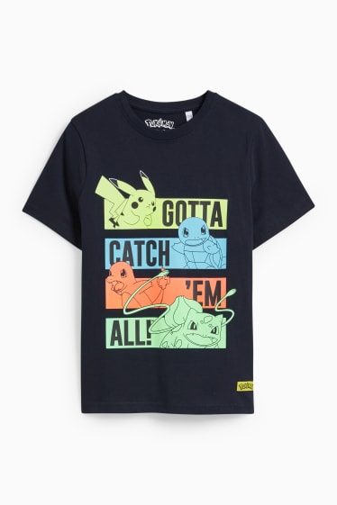 Enfants garçons - Pokémon - T-shirt - bleu foncé